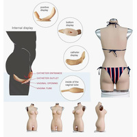 Combinaison pour homme avec formes en silicone pour Drag Queen, faux seins avec vagin, hanches larges, pour homme travesti en femme, pseudo-transgenre