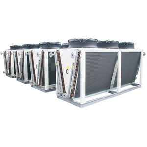 Radiador de aire seco tipo V con intercambiador de calor aletado, unidad de aire acondicionado refrigerada por aire, bomba como componente central, intercambiador de calor de placas - Product Image 1