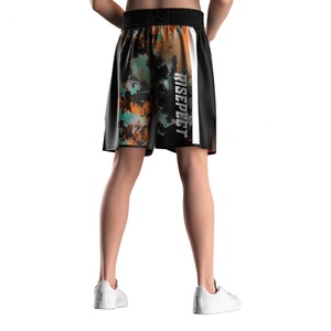 Shorts de boxe personnalisés avec une coupe professionnelle, tissu respirant, design confortable pour l'entraînement, la compétition et l'exercice quotidien - Product Image 4