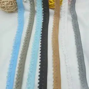 Wholesale used folded elastic band used underwear elastic band women trade stock underwear fancy elastic band