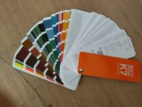 Brochure sur les cartes à puce RAL K7 Classic Paint Color Charts Page