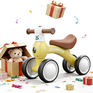 Vente en gros d'usine, vélo d'équilibre pour enfants à 4 roues, voiture à roulettes pour bébé de 1 à 3 ans - Product Image 5