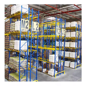 Sistema di Scaffalature per Corridoi Molto Stretti con Elevata Capacità di Carico, Scaffali Industriali per Magazzino con Carrelli VNA, Scaffalature ad Alta Densità - Product Image 1