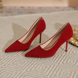 Escarpins classiques <span class=keywords><strong>de</strong></span> <span class=keywords><strong>mariée</strong></span> pour femmes, chaussures à talons hauts, aiguilles, - Product Image 1