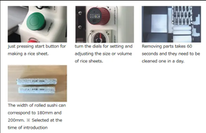 Máquina Robótica <span class=keywords><strong>de</strong></span> Alta Calidad para Hacer Rollos <span class=keywords><strong>de</strong></span> <span class=keywords><strong>Sushi</strong></span> <span class=keywords><strong>de</strong></span> Mesa TSM-900RSR - Product Image 5