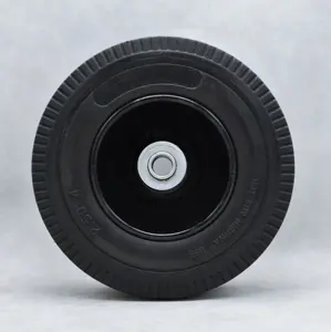 S-S 8 polegada 200 mm semi pneumática da roda da espuma pu sem ar
