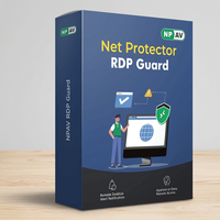 Net Protector RDP Guard, Software de Seguridad para Escritorio Remoto Empresarial, 1 Usuario, 1 Año, para Control de Acceso al Servidor y Bloqueo de Amenazas