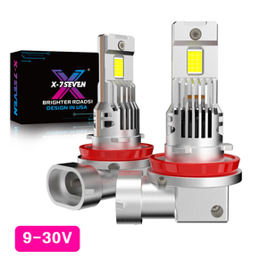 X7SEVEN ไฟหน้า LED H4 18000LM 80W ล่าสุด, H11อะไหล่ฮาโลเจนขนาดเล็ก H7 9005 9006 9012 H4 CSP ไฟตัดหมอกรถยนต์ - Product Image 2