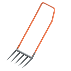 JH-Mech Cultivador Manual de Mano Azul para Jardín Césped Twist Tiller Pitchfork Acero al Carbono Borad Tenedor para Jardín - Product Image 2