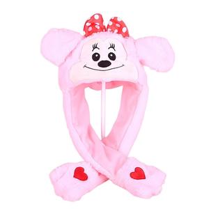 Chapeaux de lapin en peluche chauds et amusants pour l'hiver, avec oreilles mobiles et LED, pour enfants et adultes, idéaux pour les fêtes et le cosplay - Product Image 2