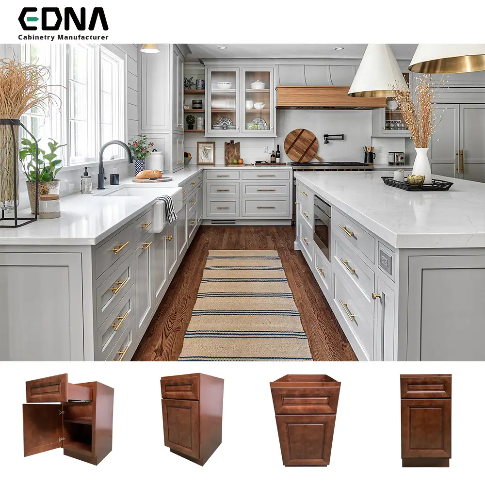 Модульные деревянные шкафы Edna, мини-буфет для кухни оптом