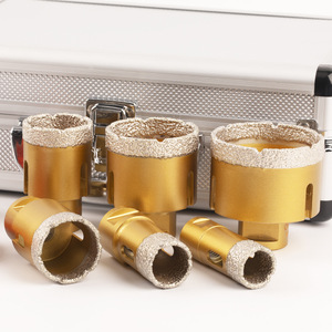 Foret M14, foret diamanté à brasage sous vide pour <span class=keywords><strong>carrelage</strong></span> en porcelaine, <span class=keywords><strong>scie</strong></span> <span class=keywords><strong>cloche</strong></span>, coupe-trou, forets diamantés, outils pour <span class=keywords><strong>carrelage</strong></span> - Product Image 3