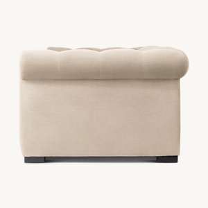 Sassanid OEM tradizionale soggiorno mobili divano <span class=keywords><strong>Modena</strong></span> Chesterfield divano con sedile trapuntato tessuto di lino - Product Image 4