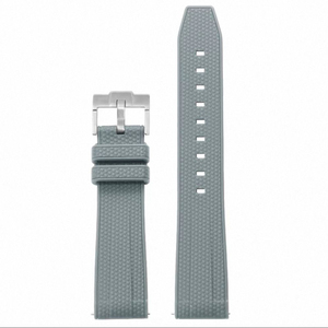 Correa de Reloj de Caucho Fluorado FKM de Liberación Rápida de 20 mm 22 mm con Logotipo Personalizado OEM, Correa Deportiva Texturizada, Transpirable e Impermeable - Product Image 5