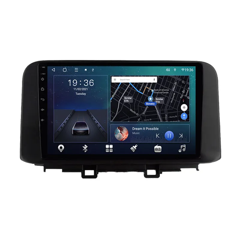 Autoradio 2Din 4G WiFi per Hyundai Kona 2017 2018 2019 Carplay GPS Autoradio Android Auto DVD