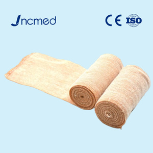 OEM 피부색 의료용 패브릭 드레싱 거즈 응급처치 고탄력 붕대 롤 자가 접착 붕대 샘플 지원 - Product Image 1