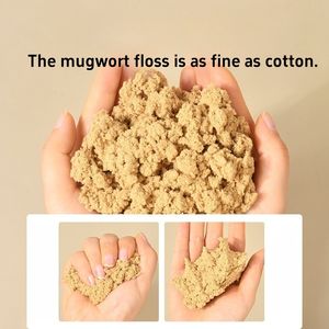 Fil de moxibustion à l'armoise pure de haute pureté 60:1, idéal pour la moxibustion directe/indirecte, moxibustion 100% pure, moxibustion biologique - Product Image 4