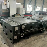 Traitement de coulée de mousse perdue grande machine-outil coulée CNC base de lit en fonte grise colonne en fonte ductile établi