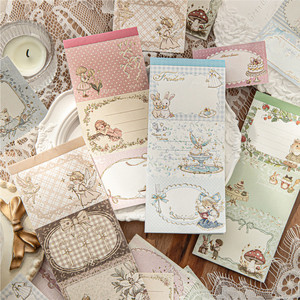 Mr.Paper Tangshi - Juego de Notas Adhesivas Ligeras Personalizadas con Diseño de Casa de Hadas de Dibujos Animados - Tema Sueño Dulce para Estudiantes - Product Image 1