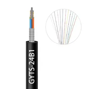 Underground Cable Steel 2 4 6 8 12 24 36 48 72 96 144 288 Core G652D Armored Multi tube GYTA GYTS Singlemode Fiber Optical Cable