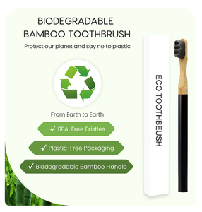 Cepillo de dientes de metal Premium con cabezal de cepillo PLA desmontable Cerdas suaves ecológicas plegables para uso doméstico - Product Image 6