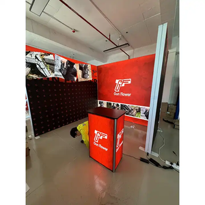 Mesa de negociación W60 * H100 * T40cm exposición SEG caja de luz gabinete de publicidad estante exhibición de exhibición Escritorio de recepción - Product Image 1