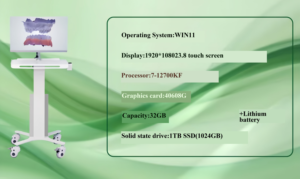 Quét bằng miệng giỏ hàng nhỏ Máy quét 3D giỏ hàng di động máy tính quét bằng miệng tất cả trong một máy phù hợp cho phòng khám Nha khoa và miệng - Product Image 6