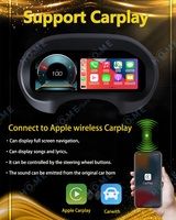 Pantalla Digital Inalámbrica para el Tablero de Instrumentos del Automóvil con CarPlay para Benz VITO W447 2016-2023, Panel Virtual con Velocímetro