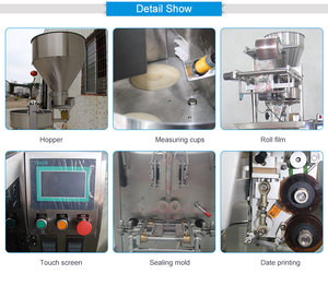 Automática completa auger tipo polvo de pollo a lado de bolsita máquina de embalaje vertical - Product Image 3