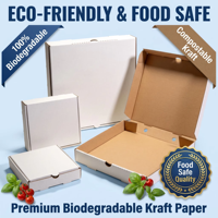 Boîtes à pizza en carton ondulé, qualité alimentaire, boîte à pizza en kraft brun, fabricant de boîtes à pizza, logo personnalisé, fabricant de boîtes à pizza en gros