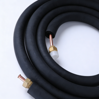 Tuyaux en cuivre isolés en spirale pour la réfrigération, tuyaux en cuivre bon marché de Chine, bobines de chauffage au gaz, tuyaux en cuivre de 5/8 pour climatiseur