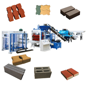 Voll automatische Hohlbeton-Verriegelung zement <span class=keywords><strong>block</strong></span> maschine Ziegel herstellungs maschinen mit Hydraulik-und Vibrations kraft - Product Image 2