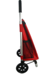 30KG Groothandel Opvouwbare Aluminium Draagbare Winkelwagen Bagagekar Supermarkt <span class=keywords><strong>Trolley</strong></span> Opvouwbare Boodschappenkar - Product Image 2