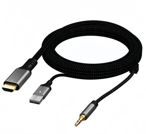 <span class=keywords><strong>Cable</strong></span> de Audio <span class=keywords><strong>HDMI</strong></span> ARC <span class=keywords><strong>a</strong></span> AUX de 3.5mm con Alimentación USB para TV, Sistema de Sonido, Altavoz, Barra de Sonido, Amplificador de Cine en Casa - Product Image 1