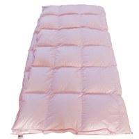 Couette en duvet blanche pour chambre à coucher Couettes matelassées en coton 100%, échantillon de support