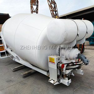 Diesel Concrete Truck <span class=keywords><strong>Mixer</strong></span> Zement misch wagen Hydraulik system 4 m3 Selbstlader <span class=keywords><strong>Mixer</strong></span> Anhänger mit Trichter - Product Image 2