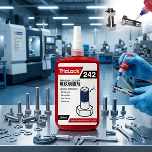 Colle anaérobie pour verrous de vis, tenue moyenne, scellant liquide pour vis de machines, haute performance - Product Image 1
