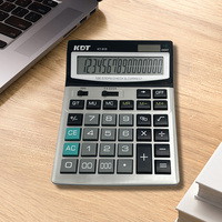 Calculatrice de bureau KT-916 16 chiffres grand écran LCD tactile confortable double puissance tablettes papeterie de bureau pour les écoliers