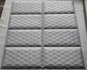 Panneau <span class=keywords><strong>de</strong></span> tête <span class=keywords><strong>de</strong></span> <span class=keywords><strong>lit</strong></span> 3D en mousse PU autocollant auto-adhésif pour mur - Product Image 2