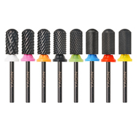 Brocas de Carburo de Tungsteno de Alta Calidad para Manicura Profesional, Cinco en Uno, para Manicura de Alta Precisión