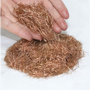 Fil d'acier microfibreux recouvert de cuivre à très haute résistance à la traction pour le renforcement du béton, applications pour passerelles et entrepôts - Product Image 5