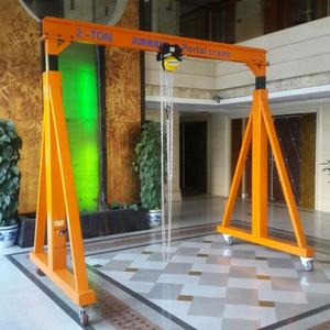La grue à portique de 5 tonnes, la grue à portique dolly, la grue à portique à poutre unique peut être personnalisée - Product Image 2