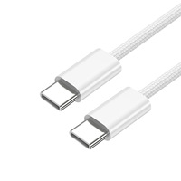 Câble de Charge USB-C 60W de qualité supérieure 1m tissé PD cordon de Charge rapide pour iPhone 15 Nylon tressé Type C 2m 240W câble de chargeurs