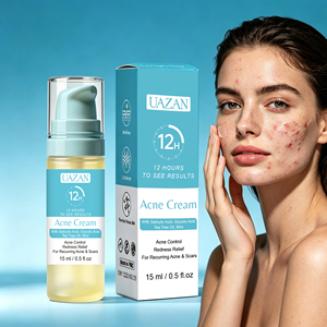 Gel para Eliminar el Acné con Ácido Salicílico y Aceite de Árbol de Té, Marca Privada OEM, Reparación Rápida y Efectiva de Granos y Cicatrices, Antimanchas, Suaviza la Piel, Reduce los Poros - Product Image 1
