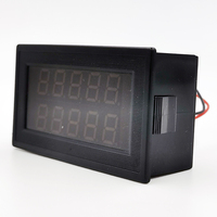 Voltmeter Panel ganda Mini yang sangat akurat dan Ammeter 4.5 tampilan Digital LED DC 200V DC 400A pengukur Ampere tegangan kelas atas