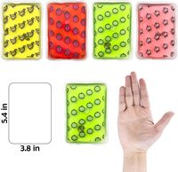 Chauffe-mains réutilisables auto-chauffants 4 "motif de fruits acétate de sodium multicolore packs de chaleur instantanée pour les sports de plein air
