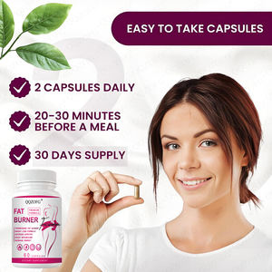 OEMプライベートラベルラズベリーアフリカンマンゴーグリーンティー脂肪バーナーカプセル60カウント大人のための減量ピル - Product Image 4