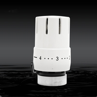 Tête de radiateur thermostatique TRV blanche OEM pour le contrôle de la température du chauffage central, pour vanne de radiateur