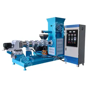 Double Screw Extruder Food Feed Pellet Making Machine Production Line