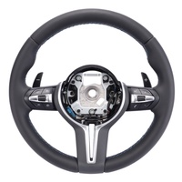 Volant en cuir style Thong à 3 branches pour BMW M Sport, compatible avec les modèles F10, F30, X5, X6, E71, E70, F82